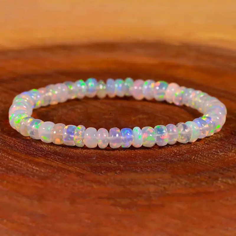 Colorful Imitated Opal Beaded Bracelet, Boho Stone Bracelet, High Quality Bracelet, Friendship Bracelets, Fashion Couple & Friendship Jewelry, Fashionable Bracelet Style, Perfect Gift for Friends and Family, All Seasons