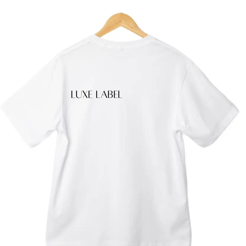 LUXE LABEL Raining Money shirt Menswear Top Man Casual Shortsleeve Crewneck Round Neck