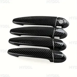 Carbon Fiber ABS Decal Trim Car Door Handles Cover Sticker, for BMW E87 F20 F22 F23 E90 E92 E93 F30 F34 F35 F32 F33 F36 F21 F80 F82 F83 E84 E70 E71 F25 F26 X1 X3 X4 X5 X6 M3 M4 key case cover