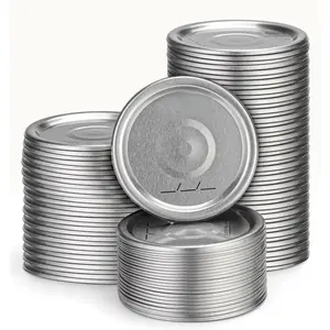 24 count Rust-Proof Wide Mouth Canning Lids, Wide Mouth Mason Jar Lids for Ball or Kerr, Large Mouth Mason Jars Lids
