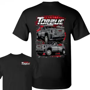 100% Cotton - Project Torque Dually Truck Graphic T-Shirt Custom Dual Rear Wheel Build Vintage Automotive Tee Black Streetwear for Men Women ,t shirt for men graphic tee