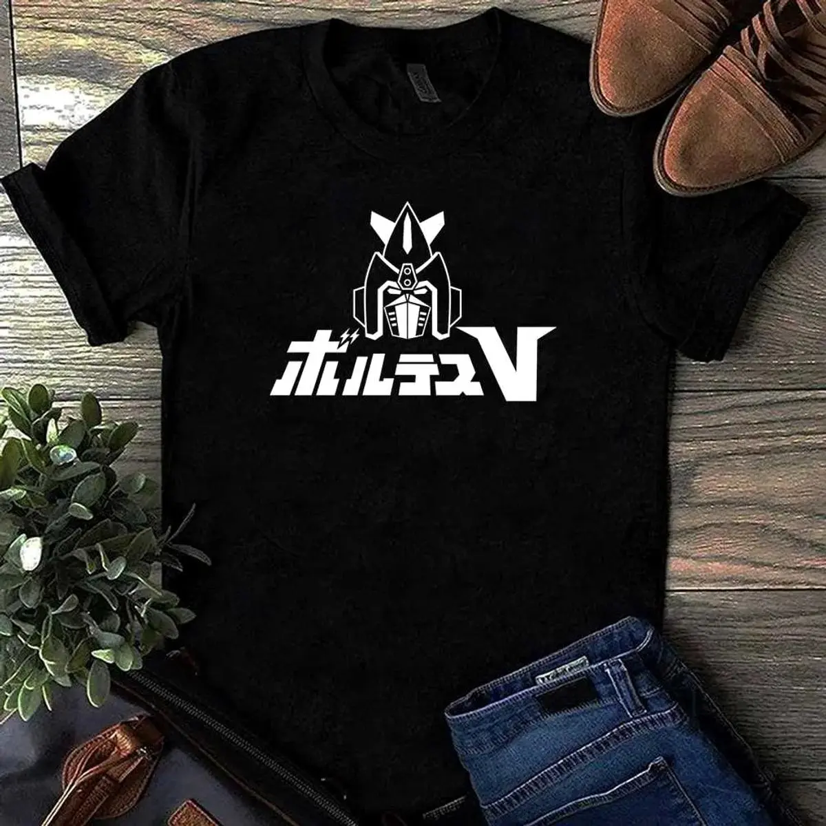 Voltes V (1) T-Shirt Lightweight Relaxed Tee for Men & Women
