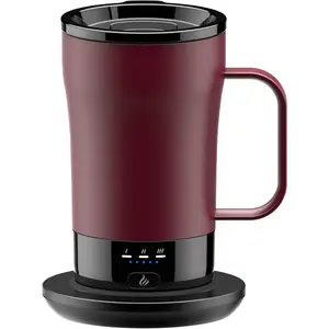 Self-Heating Coffee Mug, 14oz Heated Coffee Mug - Rechargeable Temperature Control Coffee Mug Keep Coffee Hot,  Mug   for Coffee Lovers & Slow Sippers