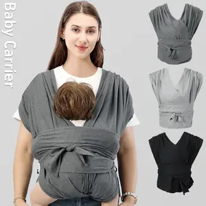 Multi-Functional Infant Baby Carrier, Front Facing Adjustable Wrap Sling For Newborns & Toddlers, Portable & Lightweight, Suitable For All Seasons Baby Wraps Carrier