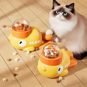 cat toys self high boredom teaser cat stick  snack freeze-dried small yellow duck launcher kitten leaky food toy dog dogs bottle in  cat stuff cat toys Automatic Rolling Ball cat stuff cat toys