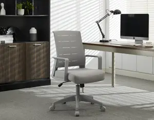 Ergonomic Office Chair with Lumbar Support, Mesh Back, Wheels, and Executive Rolling Swivel for Desk and Computer Use