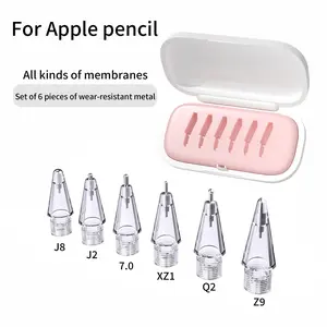 Replacement Tip for Apple Pencil 1/2/Pro, Silent & Shock-absorbing Stylus Tip, Tablet & Computer Accessories for iPad, Touch Stylus Pen