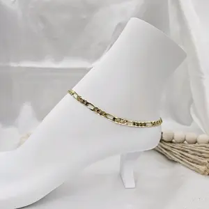 valdiviajewery #2181 14k Gold Plated Anklet High Quality