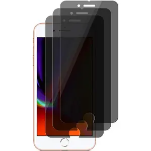 3 Pack  Screen Protector For  7 Plus/ 8 Plus (5.5") Anti Spy Private Tempered Glass