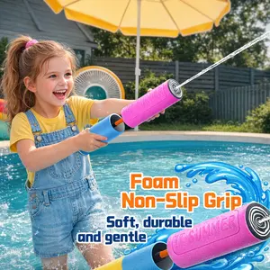 6 Pack Water Shooter for Kids, Foam Water Blaster Squirt Guns for Pool Party, Summer Outdoor Swimming Pool Toys for Boys Girls, Long Range Water Soaker Gift for Beach & Backyard Play outdoorfun