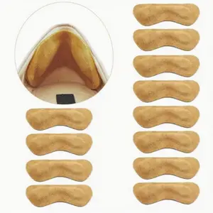 6 Pairs Premium Leather Heel Grips Liner Cushions Inserts for Shoes Too Big, Heel Pads for Heel Pain, Filler Protect Improved Women Men Shoe Fit and Comfort