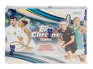 2025 Topps Chrome Tennis Breakers Delight Box