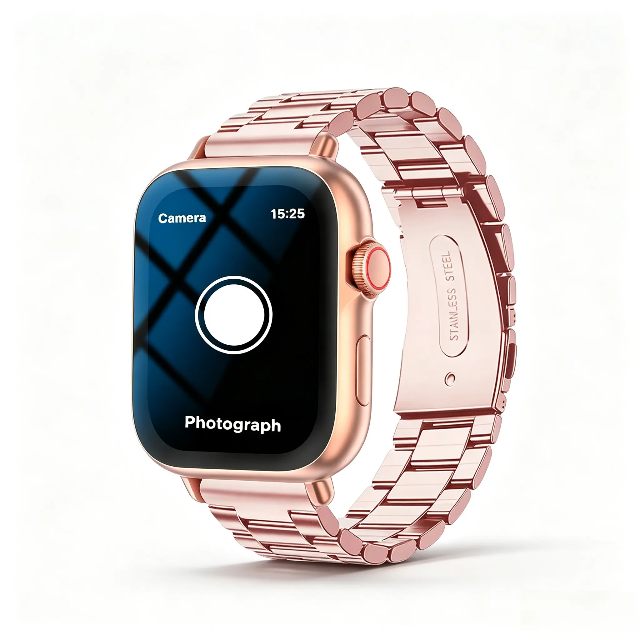 Smartwatch with Hands-Free Calling, Music Controls, Camera Controls, Real-Time Weather Forecasts, Multiple Sports Modes, and 250 mA Long Battery Life
