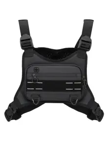 Unisex Outdoor Fashion Running Chest Bag, Waterproof Multi-Pocket, Ideal for Running, Marathon, Fishing, Cycling, Hiking