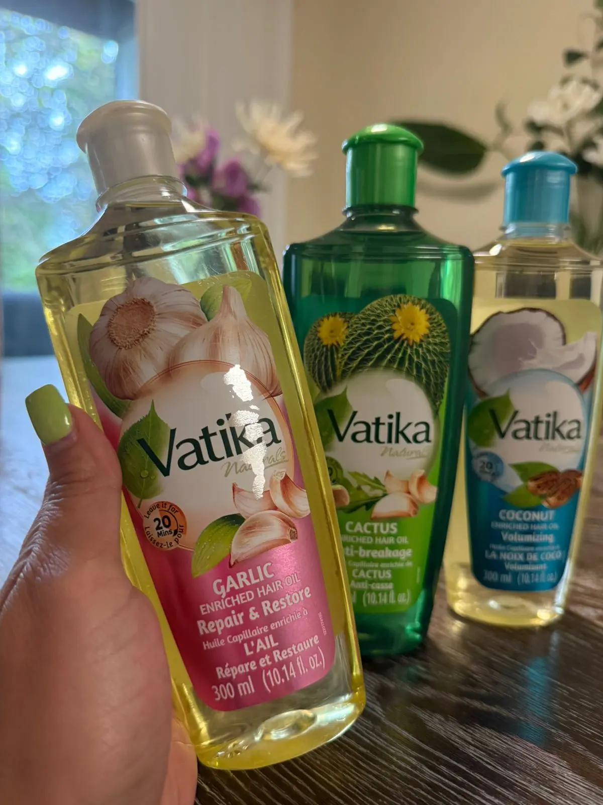 Dabur Vatika Naturals Cactus Enriched Hair Oil 300ml - Nourishing Indian Oil  for Strong & Healthy Hair - Gentle Formula with Amla & Vegetable Oils -  Natural Moisturizer for Men & Women - TikTok Shop