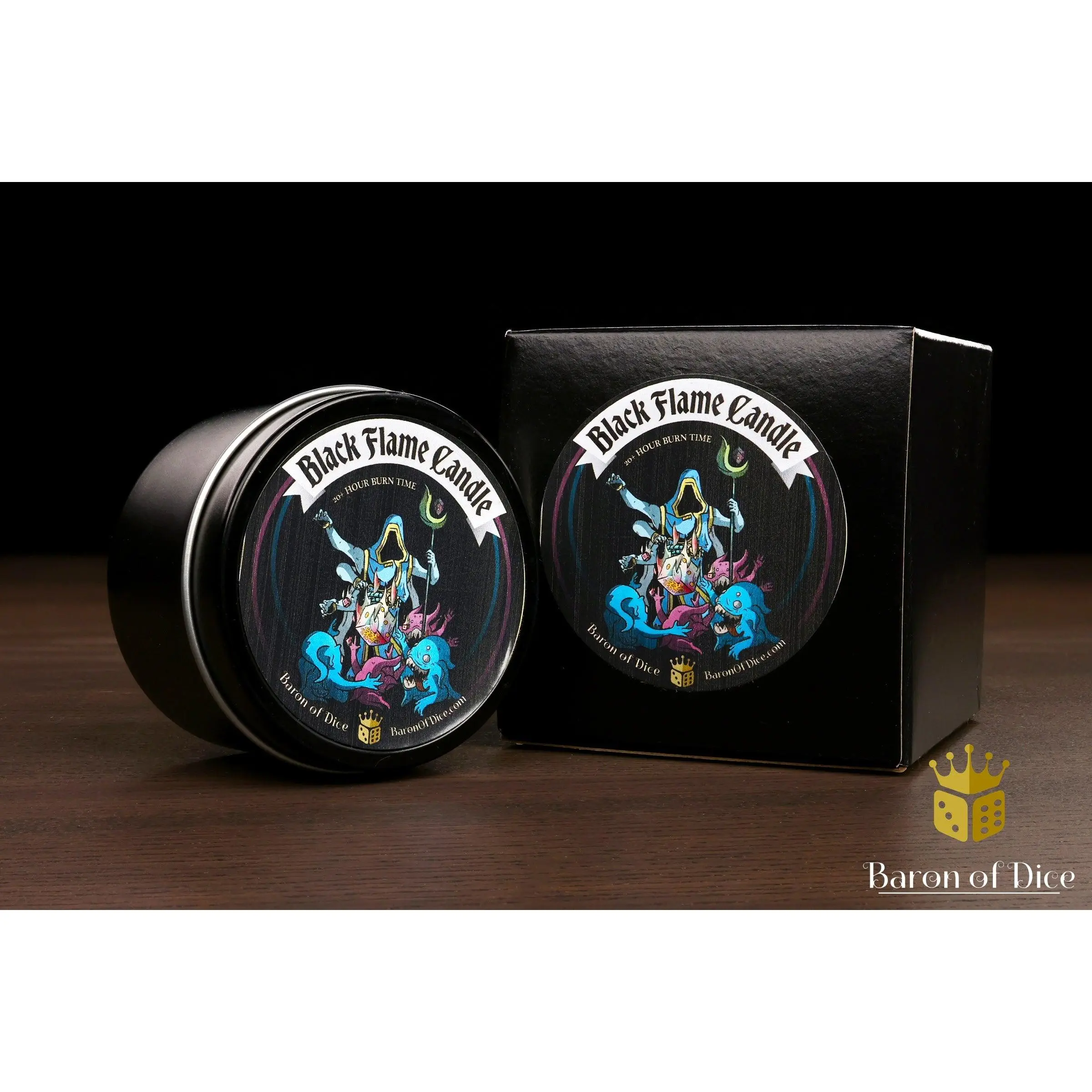 Black Flame Candle