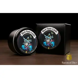 Black Flame Candle