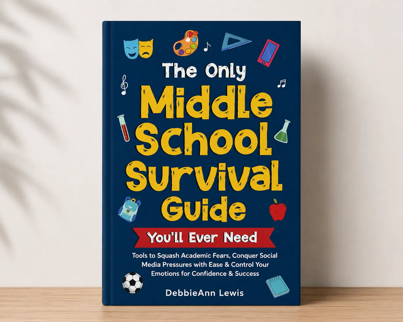 The Only Middle School Survival Guide You'll Ever Need by DebbieAnn Lewis - Essential Tools for Squashing Academic Fears Conquering Social Media Pressures & Managing Emotions for Confidence & Success Golden Wisdom Publishing