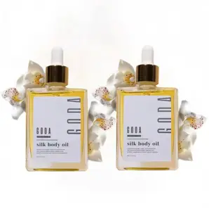 [BUY ONE GET ONE ]GODA Silk Body Oil -1.79L oz Lightweight ScentedFormula with Vanilla Lavender & Cacao Notes forFirmer Smoother Skin All Day Long