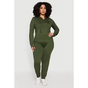 Plus Size Drawstring Joggers