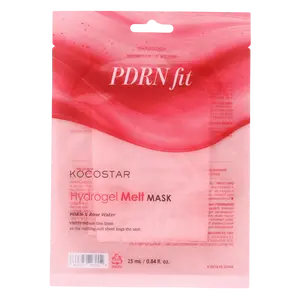 [Kocostar] PDRN Fit Hydrogel Melt Mask | Patented Eucalyptus Lyocell Mask | Formulated with PDRN and Rose Water | Firming Care | Hypoallergenic (4 pack)