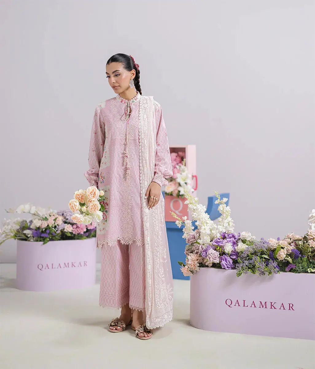 Qalamkar - EM-02B Kira 3 Piece Lawn