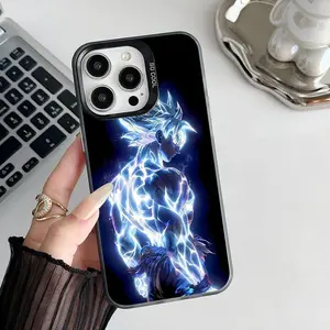 Anime Ball Goku Phone Case IMD Phone Case For IPhone17 16 15 14 13 12 11 Pro Max Plus Color Silver Cover