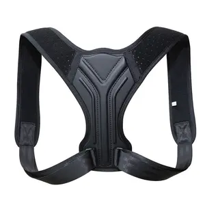 Upper Back Posture Corrector for Men and Women - Breathable, Lightweight Sports Protective Gear with Adjustable, Customizable Straps for Support