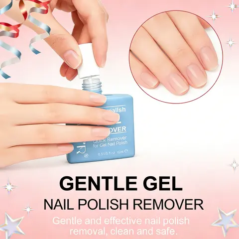 Christmas Deal: Non-Acetone Fingernail Polish Remover - Acetone-Free, Powerful Care, Quick Dissolve, Prop 65 Safe, Gentle on Nails, Gel Polish Remover, Non Acetone Nail Polish Remover