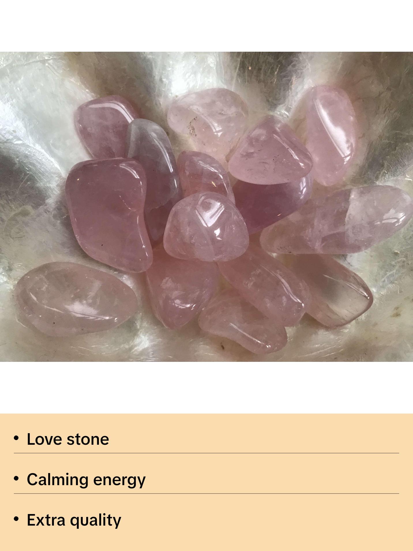 Rose Quartz Crystal Tumble