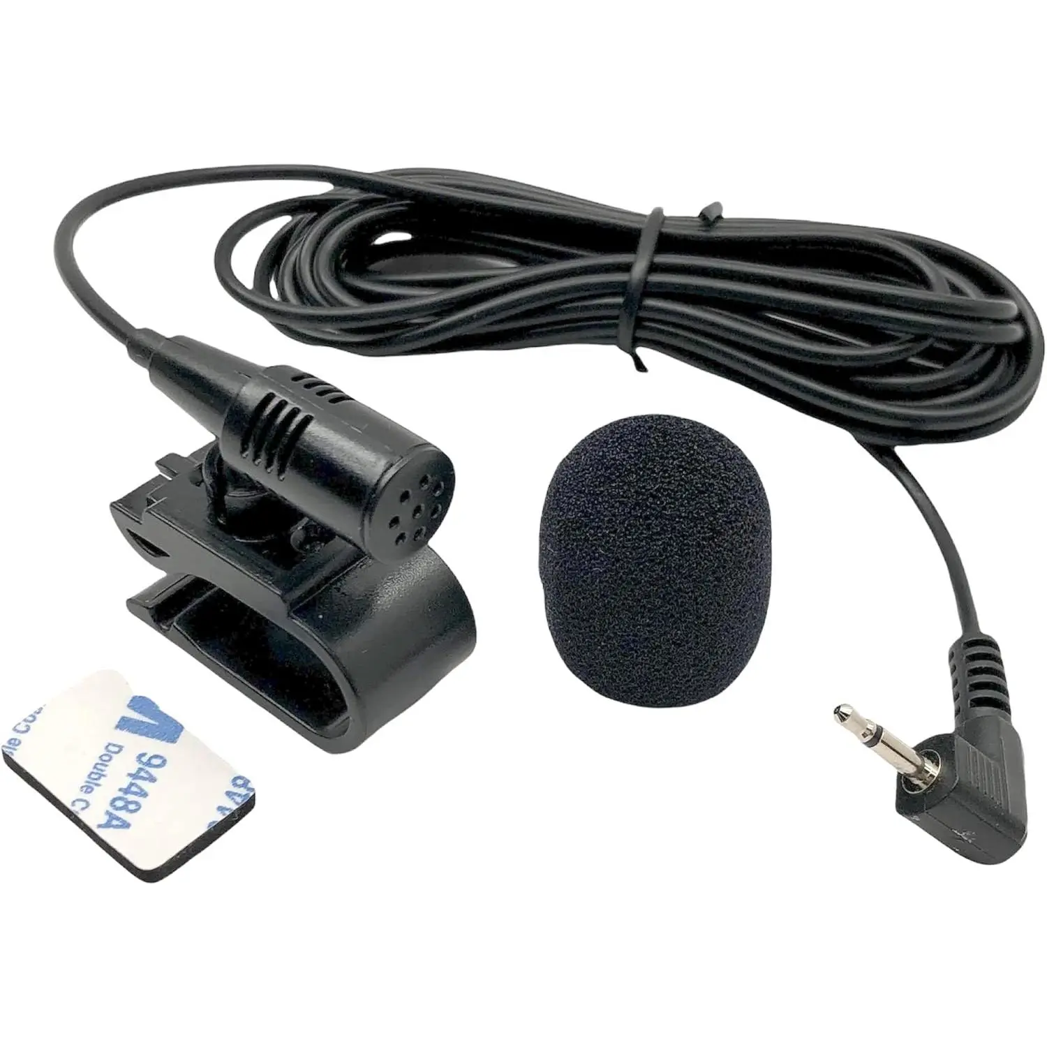 2.5mm Microphone Mic Handsfree Dash Car Stereo Receiver Compatible for Pioneer FH MVH MXTX SPH DMH DXT - Series DMH-100BT DMH-1500NEX DMH-2660NEX FH-S52BT MVH-1400NEX MVH-200EX MVH-210EX MVH-300EX