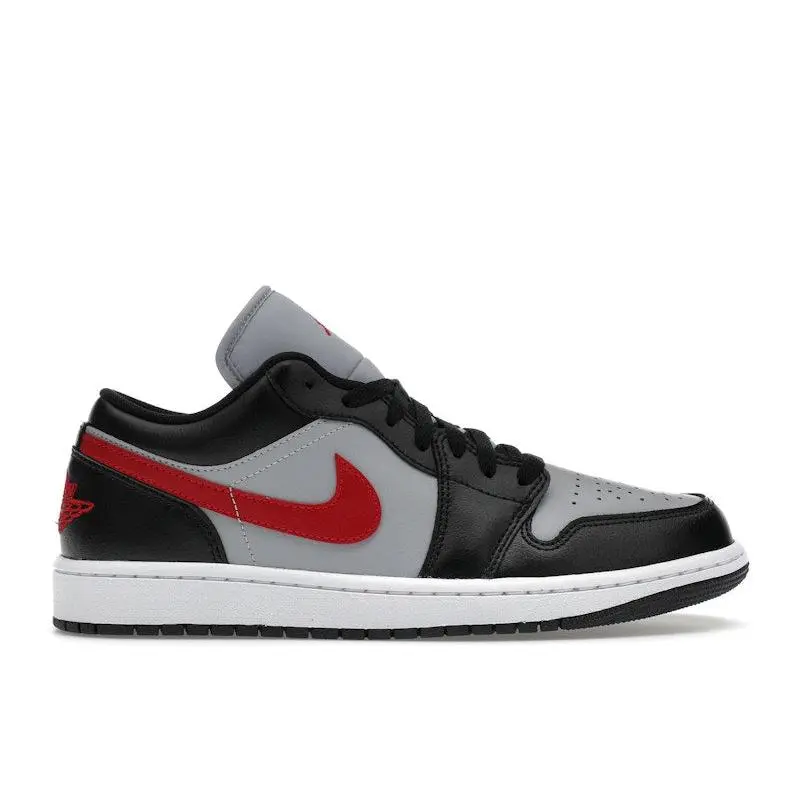 Jordan Women's 1 Low Wolf Grey Gym Red, from StockX
