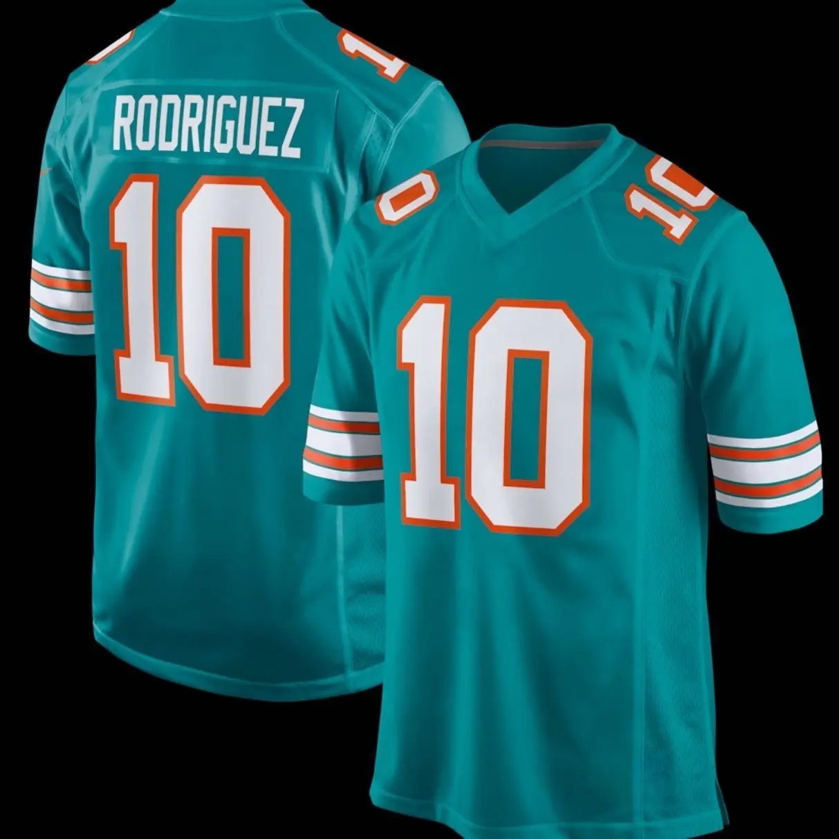 Unisex Football inspired by Rodriguez 10 Miami Alternate Game Jersey - Aqua