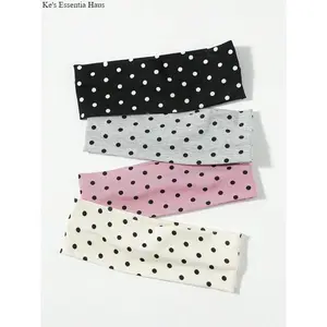 Polka Dot Pattern Hair Band Casual Simple Hair Accessories for Women & Girls Minimalist Headwear Suitable for Thick Hair