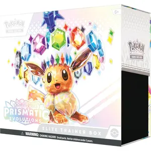 Pokemon Scarlet and Violet - Prismatic Evolutions Elite Trainer Box Trading Cards