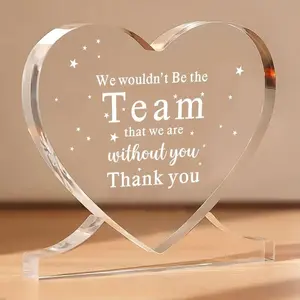 Inspirational Team Name Office Decor Sign, Acrylic Plaque, Desk Decoration for Home Office, Colleague Gift, Team Definition, Friend Present