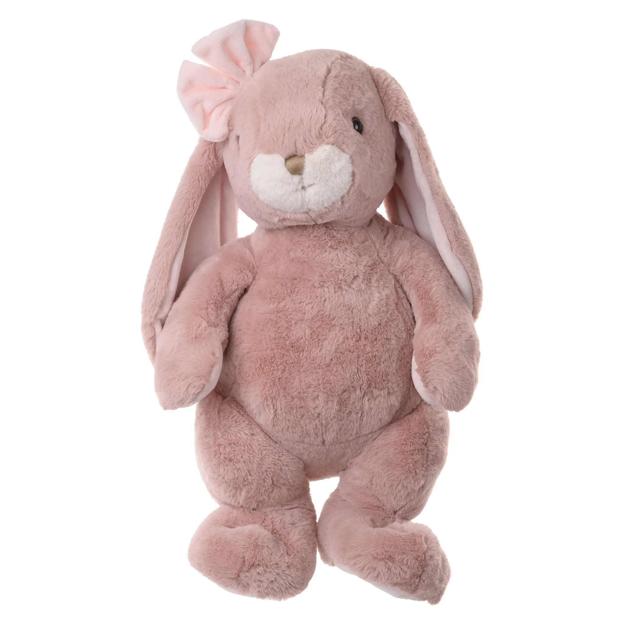 Kanina Giant Plush Rabbit - 24 Inches Large Pink Long Ears Stuffed Toy for Kids (0+ Years), Comforting Plush Fabric, Comforting Rabbit, Gifting & Playtime Option, Bunny