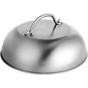 Blackstone Dome, 9" Wide Smashed Burger Griddle Accessory - Melting & Basting Cover for Griddle, Commercial Grade Stainless Steel Steaming Dome -  for Flat Top Grills & Outdoor Cooking