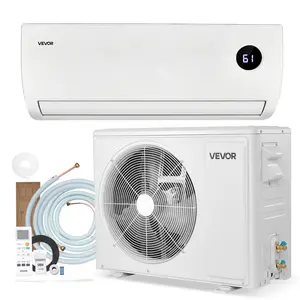 【FathersDayGift】VEVOR Mini Split Air Conditioner, 12,000 BTU AC / 12,500 BTU Heat, 230V 19 SEER2 High Efficiency Energy Saving, Quiet Inverter System for 750 Sq.Ft Coverage Area, Easy to Maintain, for Home, Office