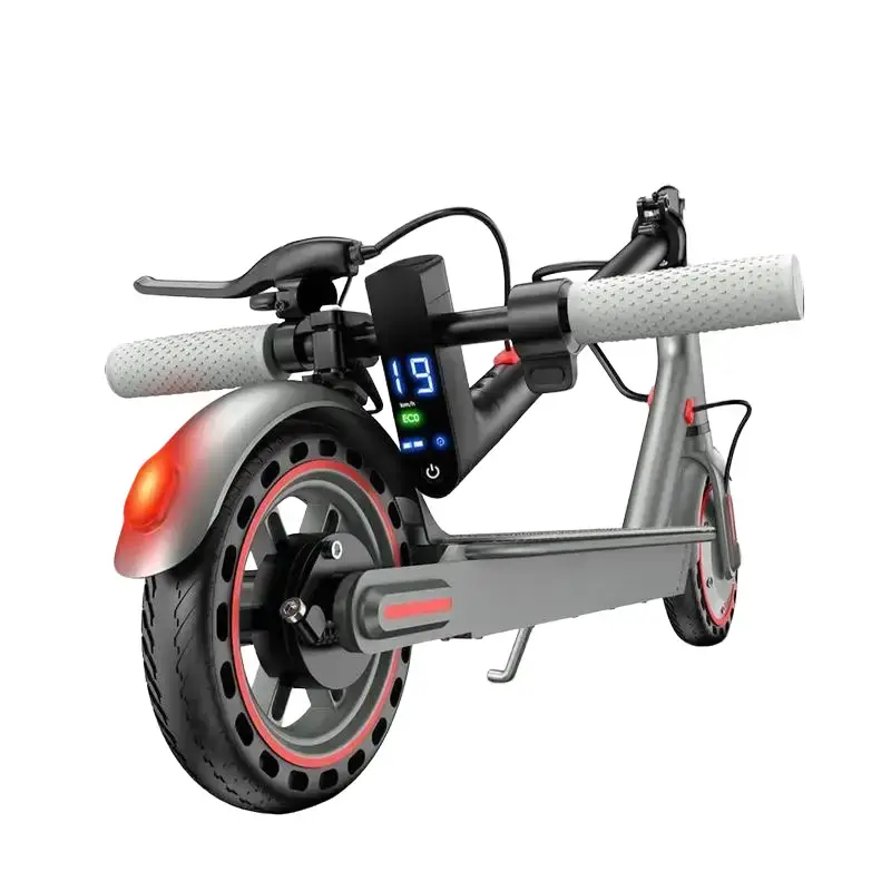 App Controlled High Speed Electric Scooter - 350W Motor, 19 MPH Max, 8.5'' Honeycomb Solid Tires, 12 Mi Range, Adjustable Speed, Foldable Commuter Scooter with Dual Braking System for Students, App Controlled Scooter, High Speed Scooter
