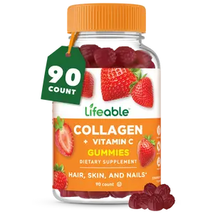 Lifeable Adults Collagen Peptides with Vitamin C Gummies, 90 count