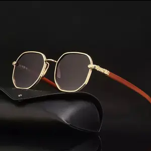 Wooden Grain Retro Design For Men’s & Women's Sunglasses