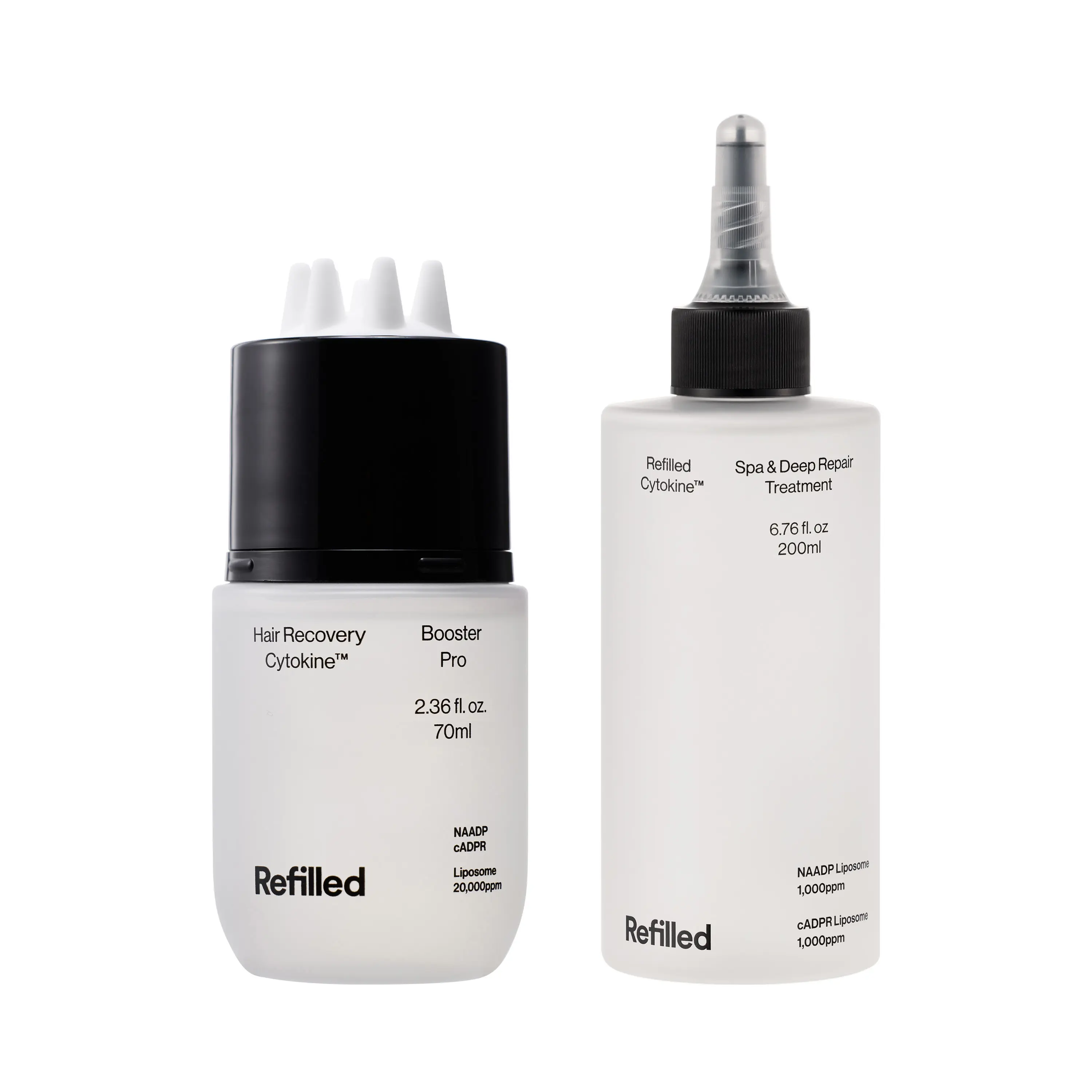 Refilled cADPR Daily Recovery Set | Booster Pro Hair Growth Serum + Hair Growth Treatment