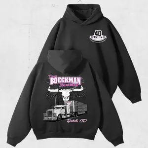 Livestock Hauler Trucking Hoodie/T-Shirt/Sweatshirt, Western Skull Graphic Tee, Chrome Semi Trailer Top, Gift for Cattle Haulers and Diesel Truck Lovers