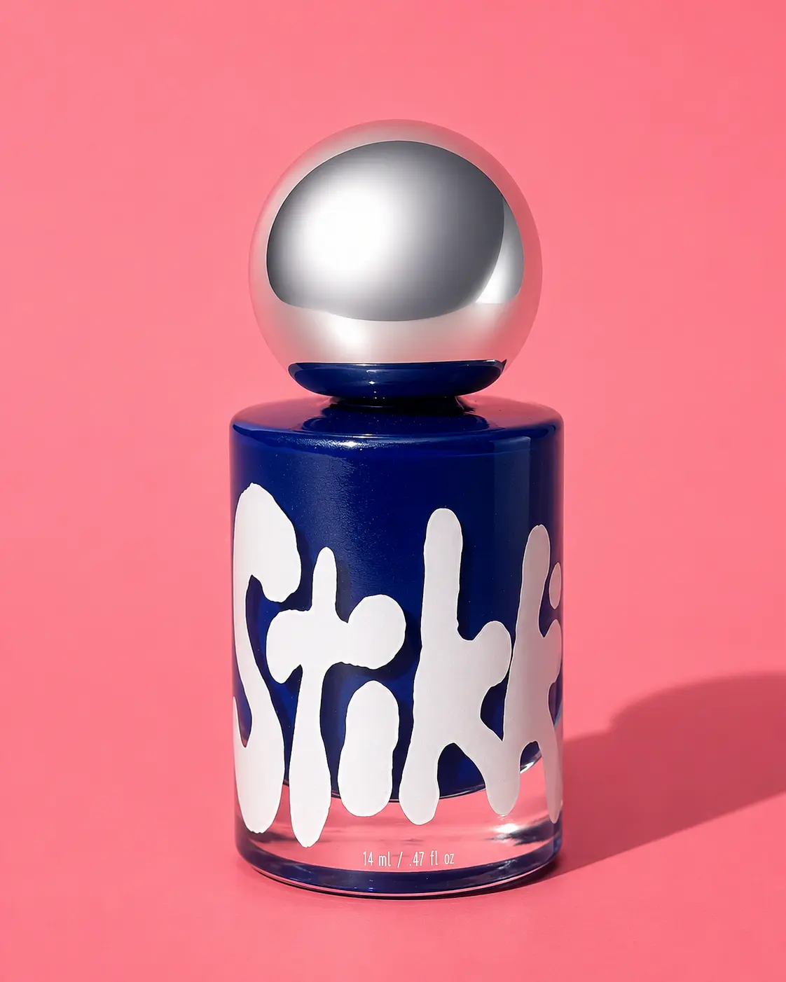 Dark Blue Nail Polish, Peel Off Formula, Air Dry Nail Polish, Ocean Blue
