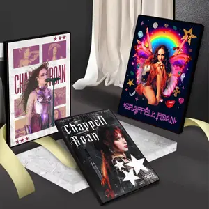 Singer Chappell Roan Vintage Music Painting Calligraphy Gift with prints Home bedroom living room decoration promotion and display suitable for bedroom bar parlor home decor gift fade-Resistant, Non-sticky, vibrant Wall print poster
