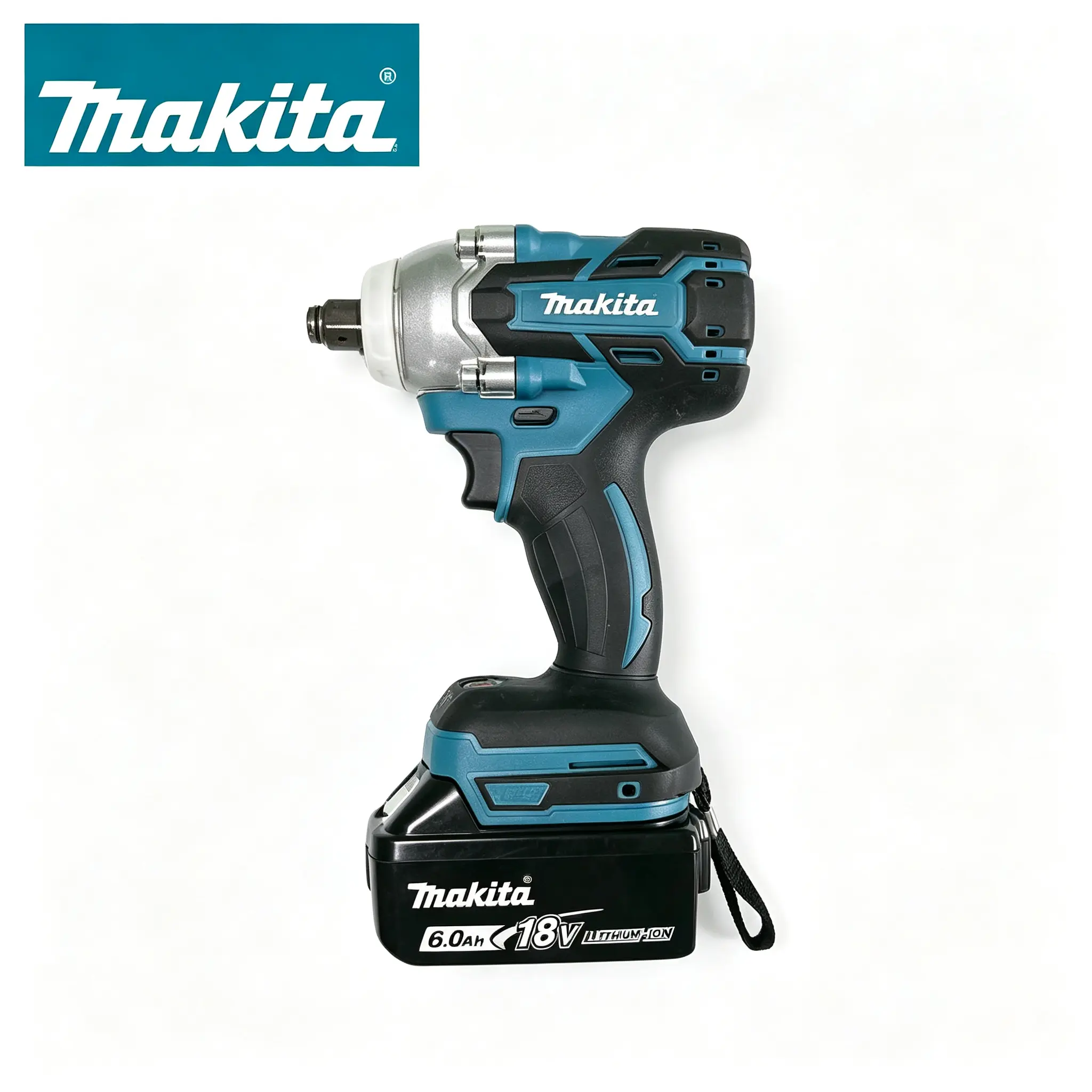 MAKITA DTW285 18V LXT Brushless Impact Wrench - Cordless 1-2 in Square Drive Power Tool, 3-Speed Setting, Reverse Auto-Stop Mode, Bare-Tool for Automotive Repair, Steel-Structure Equipment Assembly