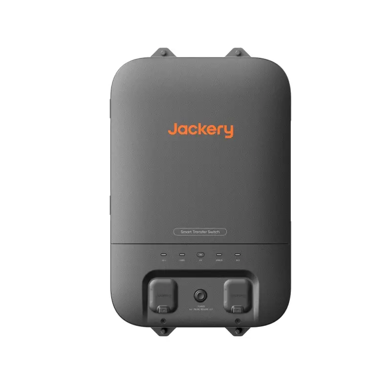Jackery Smart Transfer Switch,Max. 60 kWh/14400W Only compatible with Solar Generator 5000 Plus, Excluding installation，Automatic 20ms UPS for Emergencies, Power Outages, Off-Grid, EV Charging