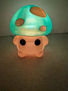 Mush Butt Night Light, Mushroom Lamp, Cottagecore Room Decor