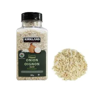 Kirkland Signature Organic Chopped Onion 11.7 oz - Imported from USA - Perfect for Cooking & Baking - 320g Pack - Ideal for Salads Stir-fries & Toppings